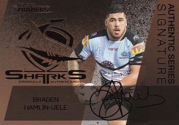 2020 NRL Traders - Authentic Signature Bronze #ASB 04 Braden Hamlin-Uele Front